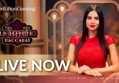 lightning baccarat evolution gaming